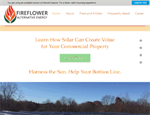 Tablet Screenshot of fireflower-alternative-energy.com
